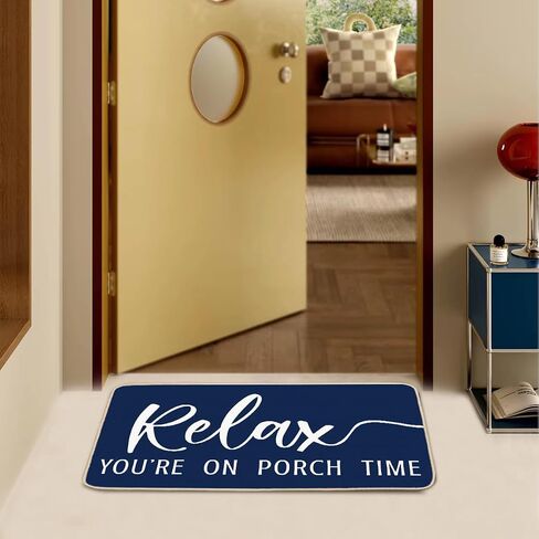 Front Door Mat, Welcome Mat, Front Door Mat Indoor Entrance, Door Mat Indoor Entrance, Indoor Mats for Entryway 16 x 30 Inch Doormat in Saudi Arabia