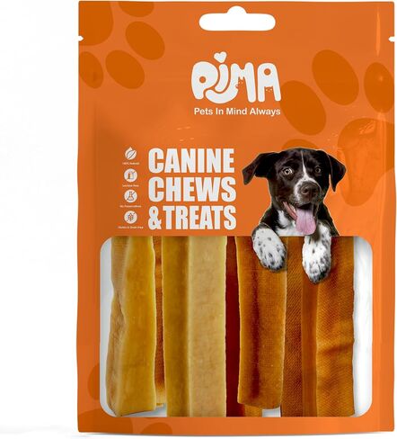PIMA - Canine Cheese Chews, Natural Yak Chews for Dogs 35 lbs or Smaller, Lactose-Free Yak Cheese Dog Chews, Long Lasting Dog Chews with Protein and Vitamin E, D and A, Medium, 1 Chew, 2.3 oz in Saudi Arabia