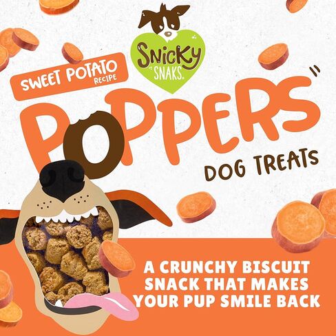 سنيكي سناكس بوبرس لحم الخنزير المقدد والجبن - حلوى مقرمشة للكلاب - طبيعية بالكامل، خالية من الحبوب - صنع في الولايات المتحدة الأمريكية (عبوة 10 أونصة من قطعتين) in Kuwait