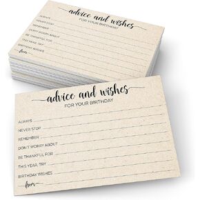 321Done 4x6 Retirement Party Advice and Well Wishes Cards, Tan - Made in USA, Happy Retiree, Fun Celebration Idea, Game, Activity, Memories - Ad Lib Prompts - Pack of 50 in Saudi Arabia