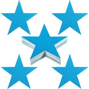 Catikil Star Cetouts ، 60 حزمة من النجوم الورقية السوداء للديكور ، مشروع DIY Craft ، لوحة الإعلانات ، ملصق الجدار
