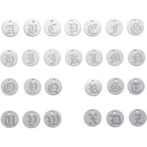 LiQunSweet 20 Pcs 304 Stainless Steel Pet Charms Kitten Cat Charms Stamping Blank Tag for Jewelry Making