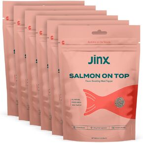 Jinx Salmon Dog Food Topper, Flavor Boosting Meal Topper with Freeze-Dried Wild-Caught Salmon, No Fillers, for All Lifestages, 3oz