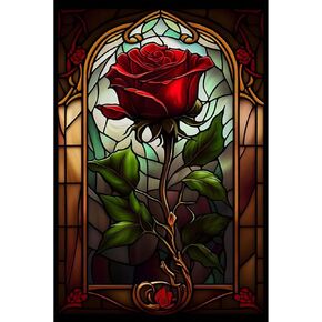 ASTALRCUS Diamond Painting - Bookshelf Diamond Painting kits للبالغين ، كتاب Diamond Art Skull Dimond Art Paints ، Flingy Diamond Art for البالغين GEM Art Decore Home Wall Decor