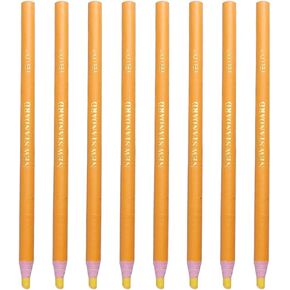 Gatuida Black Color Pencils China Markers, 12PCS Peel off China Marker Grease Pencil for Vinyl Metal Wood Paper Fabrics Leather Cellophane Black Color Pencils
