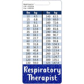 Plifal Respiratory Therapist Badge Buddy Card Holder Nursing Accessories Black Vertical ID Name Identification Tags Nurse Work Items W Height & Weight Conversion Charts in Saudi Arabia