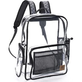 Argen Extra Heavy Duty Clear Backpack, Clear Back Pack for Men, Transparent School Book Bag Boys and Girls, Thick Laptop Bags for for Adults, TPU Bookbags