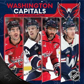 TURNER SPORTS Washington Capitals 2025 12x12 Team Wall Calendar (25998011959)