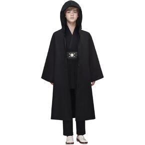زي رداء Jedi Reted Deluxe Hoodi for Children Knight Tunic Costume Obi Wan Kenobi Halloween Outfits