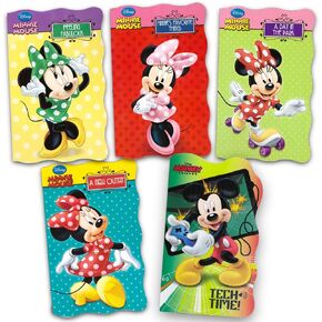 كتب Disney Minnie Mouse Ultimate Board Cooks للأطفال الصغار - الحزمة تشمل حزمة من 5 كتب