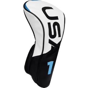 USA Driver Headcover 3-Panel Syntheic Leather Golf Driver Head Covers for Men Women