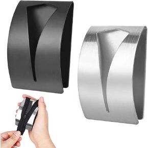 2pcs Zipper Jig Tool ، Helper Stains Steel Zipper Helper for Zipper يسحب السوستة العرقلة السوستة المنزلق