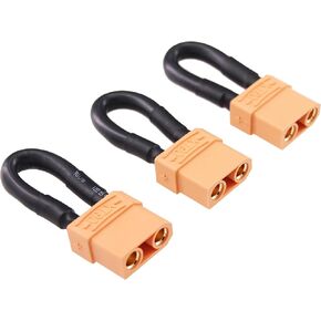 3pcs loop connector xt90 أنثى القصص القصص القصص 10Awg محول البطارية SCT (e112-3)