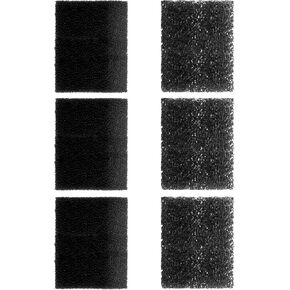 AquaMiracle Replacement Filter Sponges (6-Month Pack) for Aquarium Filter, Including 3 x Fine Sponge & 3 x Coarse Sponge