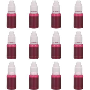 Patikil 0.33oz حبر إعادة الملء للطوابع ومنصات الحبر ، 12pcs 10 مل من عبوة حبر الطوابع لمكتب ختم ختم الختم ختم الختم ، الأزرق الفاتح