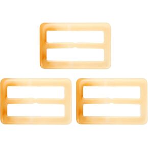 PATIKIL Resin Scarf Ring Clip, Rectangle Scarf Ring Buckles for Woman Silk Scarf, Loose T-shirt, Decoration