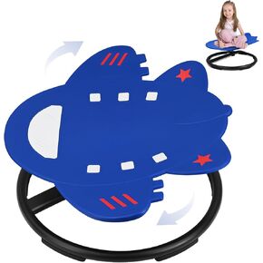 Kids Sensory Swivel Chair, Autism Spinning Chair for Kids Sensory, Autism Sensory Products Sit and Spin 360° Spinning Seat for Autistic ADHD Kids Indoor Outdoor Play (Red)