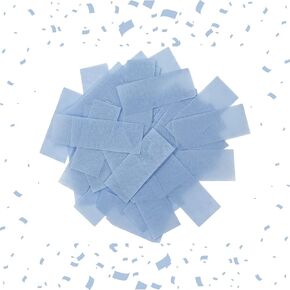 Biodegradable Tissue Confetti Rectangles, Multicolor – Ultimate Confetti Fluttering Tissue Paper for Confeti Cannon and Launcher Use, Table Decorations, and More (20 Handfuls per Bag, 1 lb)