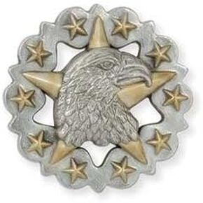 Tandy Leather Eagle Star Screpback Concho 1-1/2 "جديد 7770-10