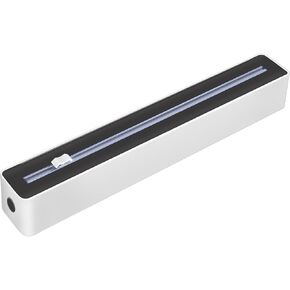 Multi-Purpose Wrap Dispenser with Cutter - Fits 11.8" Wide,100-Foot Long Plastic Wrap, | Easy to Use | Duty Aluminum Foil Plastic Wrap Organizer for Kitchen Countertops(Black) (Black)