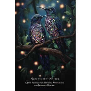 Moments That Matter :: A Date Reminder for Birthdays, Anniversaries, and Treasured Memories :: Full-color Perpetual Calendar 6x9" 148 Pages