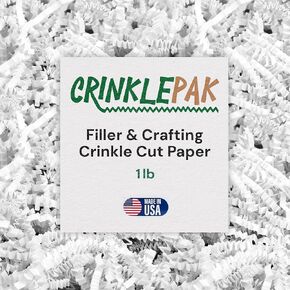 USA Made Crinkle Cut Paper Shred -1 LB- Filler Great for Shipping Packages, Gift Wrap, Basket Filling and All Other Occasions (Pink & Green Easter Mix)