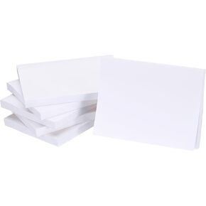 M & G sticky Notes 3 × 4 بوصة ، 6pcs ملاحظة منصات الملاحظات وسادات ذاتية النطاق الذاتي قوة ملتصقة قوية لمكتب مكتب كتب الفصول الدراسية دفتر ملاحظات ، أبيض فارغ