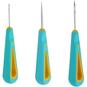 2x/set route hole cone hand charrics action punch eedle candle wick tool سهلة الاستخدام لصنع قالب السيليكون ، كما يظهر الموافقة المسبقة عن علم