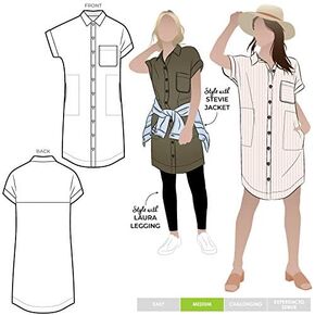 Style Arc Sewing Pattern - Max Tunic Dress (Sizes 10-22)