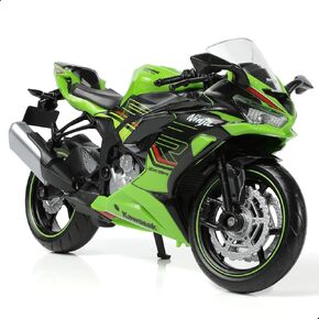 1/12 Kawasak Ninja Motorcycle Model Toy Mini Mini Metal Diecast Motor Motorcycle Model Toy Sport Motorcycle Racing Collection Gift for Men Kid Boy (ZX-6R)