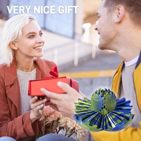 3D Printed Gear Ball Fidget Toy，Easter Basket Stuffers，Gear Sphere, Gear Ball Fidget Toy, Stress Ball, GearSphere Desk Toy, Fidget Ball, Gear Toy for Stress and Anxiety Relaxing (Purple Blue) in Saudi Arabia
