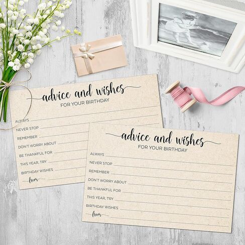 321DONE 4X6 Party Party Cards and Well Wishes Cards ، Tan - Made in USA ، Happy Retiree ، فكرة الاحتفال الممتع ، اللعبة ، النشاط ، ذكريات - مطالبات AD LIB - حزمة 50 in Saudi Arabia