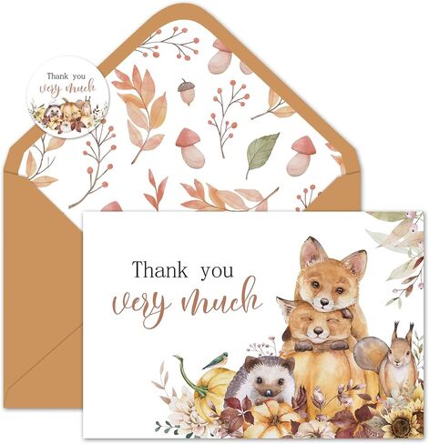 Whaline 24 Pack Strawberry Thank You Cards Bulk Pink Fruit Greeting Cards with Envelopes Stickers Blank Note Cards for Summer Wedding Birthday Baby Shower Party Supplies, 4 x 6 Inch in Kuwait