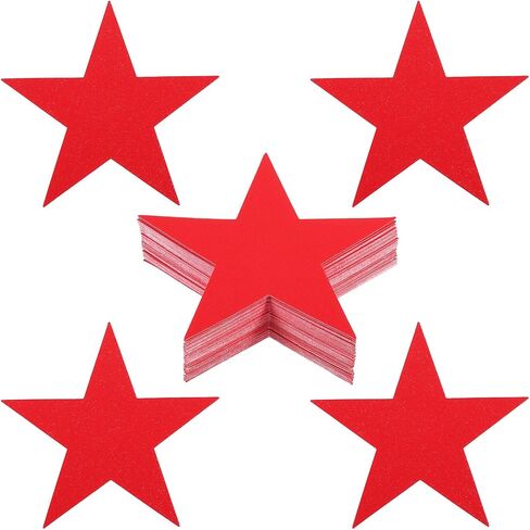 PATIKIL Star Cutouts, 60 Pack Black Paper Stars for Decoration, DIY Craft Project, Bulletin Board, Wall Poster in Saudi Arabia