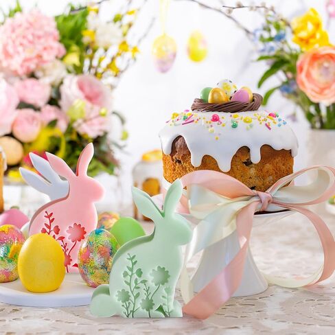 Easter Candle Mold for Candle Making, 3D Rabbit Silicone Mold for Resin Casting DIY Plaster Polymer Clay Home Decoration in Kuwait
