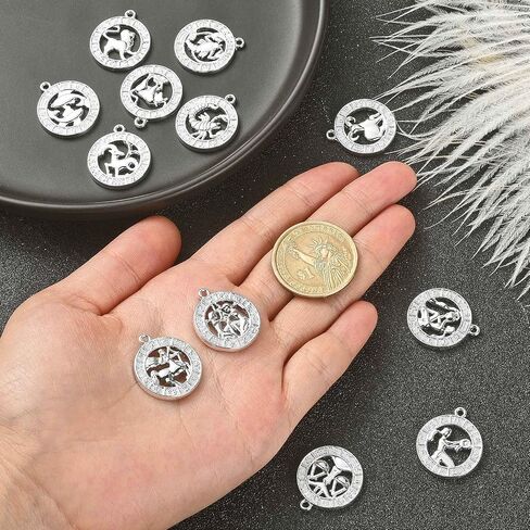 LiQunSweet 20 Pcs 304 Stainless Steel Pet Charms Kitten Cat Charms Stamping Blank Tag for Jewelry Making in Saudi Arabia