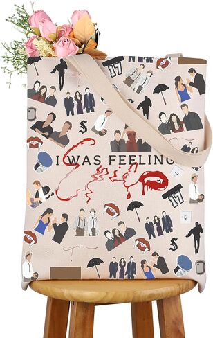 CMNIM Vampire Gift TVD Character Tote Bag I Was Feeling Epic Vampire TV Show Merchandise Mystic Falls Gift for DS Brother Fan in Saudi Arabia