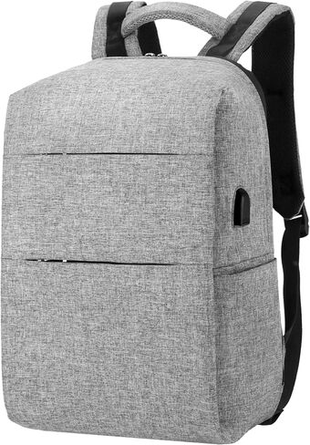 Nordace Nelson Smart Travel Backpack for Men & Women with USB Charging Port, Water Resistant - Everyday Laptop Backpack for Travel & Work - 15.6 Inch (Grey) in Saudi Arabia