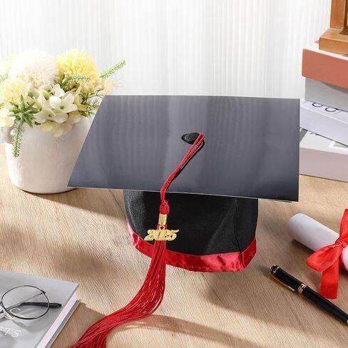 5 PCS Cap Toppers Toppers Toppers Metallic Bremium Precium Paper for Grad Caps DIY Grad Cap Decorations Decorations (Black) in Saudi Arabia