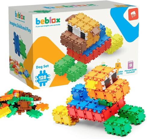 BEBLOX Building Blocks Car Set - Building Toys for Kids Ages 4-8 - Learning & Educational Fun Stem Toys - Birthday Gifts for Boys & Girls Age 4 5 6 7 8 9 10 11 & 12 Year Old in Kuwait