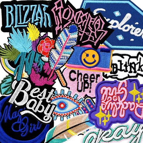 35Pcs Pink Theme Iron on Patches for Girls Assorted Styles Embroidered Applique for Clothing Cute Sew On Patch Applique for Shirts Clothes Jackets Hats Backpacks in Saudi Arabia