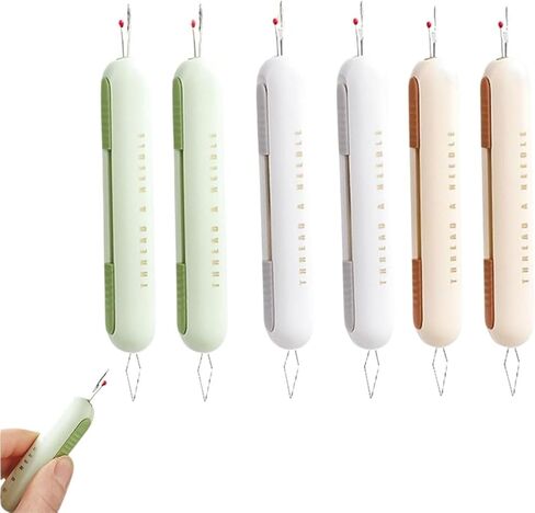 2 in-1 Needle Threaders Seam Ripper 2024 New, Upgraded Seam Ripper Tools, Stretchable Remover Needle Threading (1Pcs Green) in Kuwait