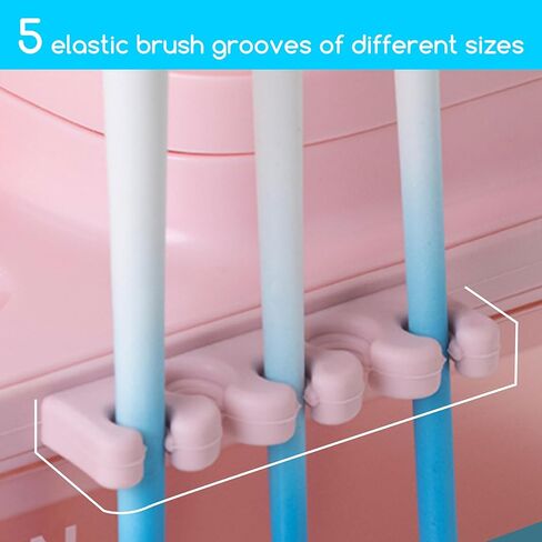 Meeden Portable Paint Brush Cleaner: Baintbrush Rinerer مع حامل فرشاة السيليكون ذو 5 نقاط-غسالة للألوان المائية والألوان المائية ، الأزرق ، in Kuwait