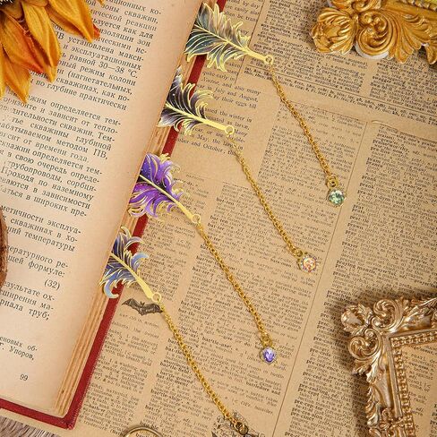 4 Pieces Metal Bookmark Golden Hollow Bookmarks Butterfly Flower Theme Book Marks Book Markers Accessories Stuff Gifts for Book Lovers Writers Reading Women Kids Children Teens Men Readers in Kuwait