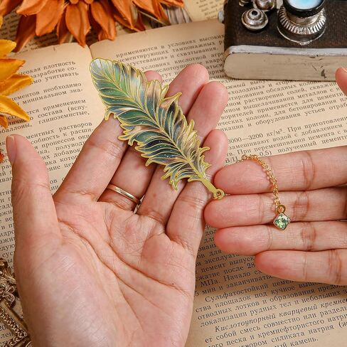 4 Pieces Metal Bookmark Golden Hollow Bookmarks Butterfly Flower Theme Book Marks Book Markers Accessories Stuff Gifts for Book Lovers Writers Reading Women Kids Children Teens Men Readers in Kuwait