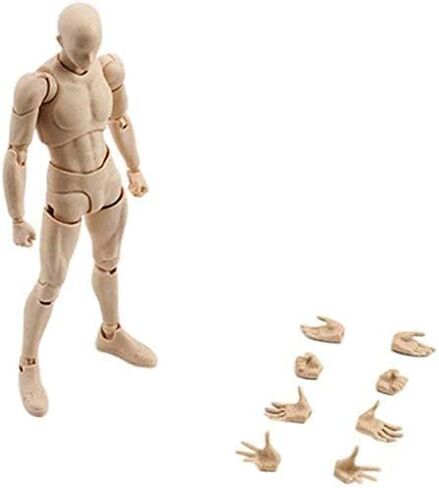 INSO Body-kun Action Figure Set, Action Figure Models for Artists, 5.9 Inch (Skin) in Saudi Arabia