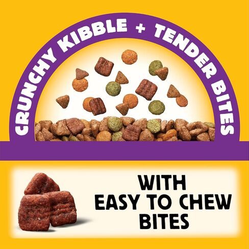 Pedigree with Tender Bites for Small Dogs Adult Dry Dog Food, Chicken and Steak Flavor, 14 lb. Bag in Kuwait