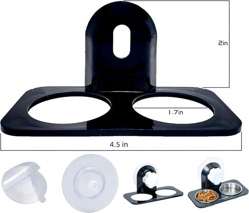Crested Gecko Feeding Ledge [Non-Suction Cup], with 30 pcs 0.5oz Food Cups, Reptile Food Bowls and Water Dish for Lizard Or Other Small Pet Amphibian Feeder Ledge Accessories Supplies in Kuwait
