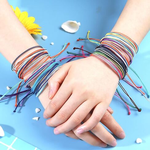 Roe Dolph String Bracelets For Men Waterproof Summer Bracelet Wave Surfer Bracelets Adjustable Beach Bracelets For Guy in Saudi Arabia