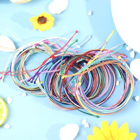 Roe Dolph String Bracelets For Men Waterproof Summer Bracelet Wave Surfer Bracelets Adjustable Beach Bracelets For Guy in Saudi Arabia